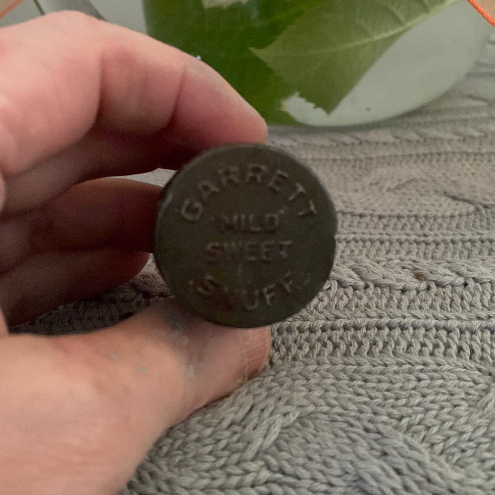❤️Garrett Snuff Tin! Old